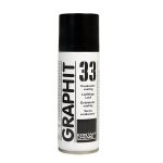 Grafit u spreju, sprej Kontakt Chemie 33. Omogućava suv, adhezivan, elektroprovodan sloj za plastiku, drvo, staklo, keramiku, itd. Prodaja ponuda Srbija.