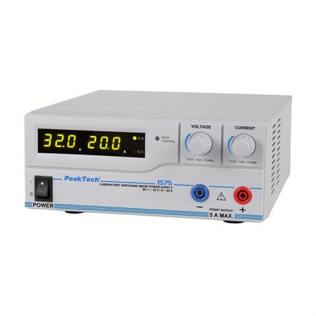 Regulator napona PeakTech 1575 - Laboratorijsko napajanje - Elektroleum.