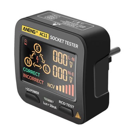 Tester digitalni uzemljenja i faze Aneng AC11 - merni uređaji i instrumenti Elektroleum