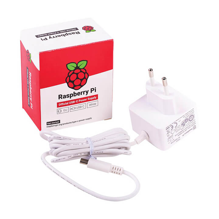 Ispravljač - napajanje za RaspberryPi 4, 3000mA 5.1VDC, USB CM 1.5m