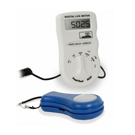Luksmetar PeakTech 5025 - merenje osvetljenja - Elektroleum.