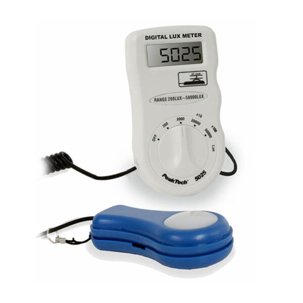 Luksmetar PeakTech 5025 - merenje osvetljenja - Elektroleum.