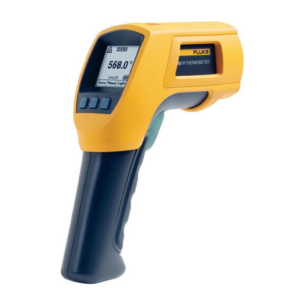 Termometar Fluke 568, bezkontaktni IR. Temperatura: -40 do +800°C (rezolucija 0.1°C). Prodaja ponuda uvoz nabavka Srbija Beograd. Merenje temperature.