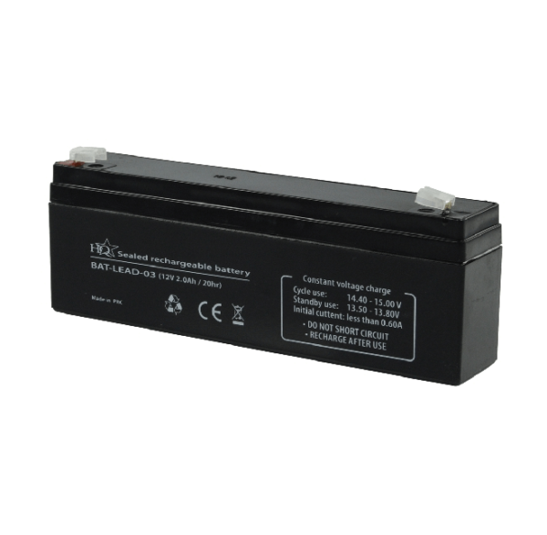 Akumulator, 12V, 2Ah, 178x34x66mm, olovni, hermetički zatvoren
