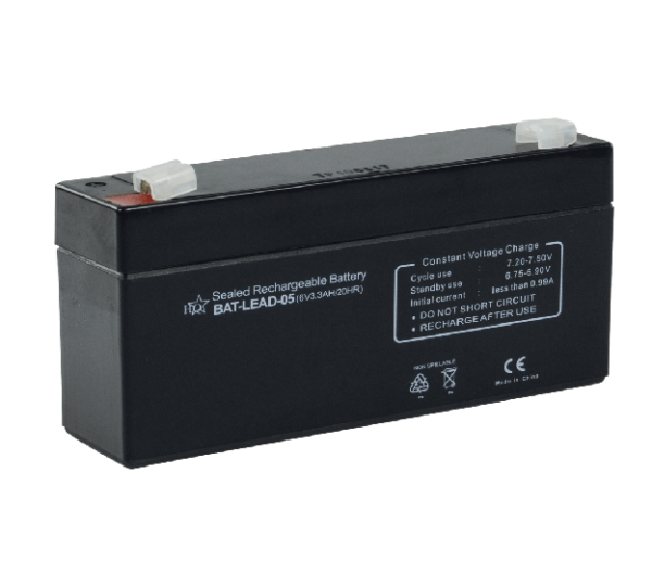 Akumulator, 6V, 3.2Ah, 134x35x61mm, olovni, hermetički zatvoren