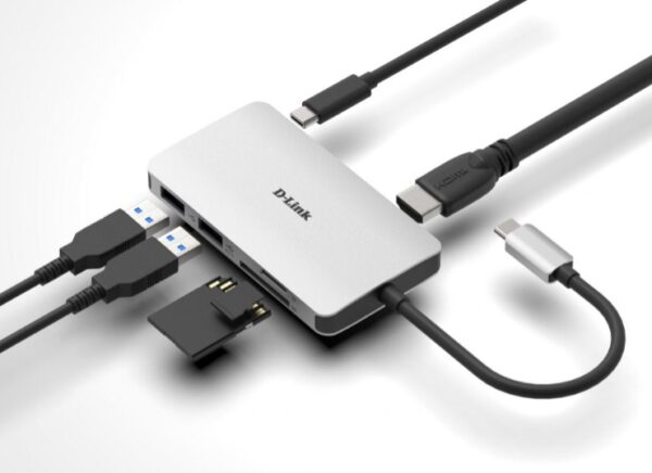 Kabl D-link DUB M610 Type C muški - Multiport 6 u 1