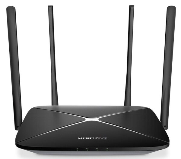 Mercusys AC12G AC1200Mb/s dual band WiFi ruter 2.4 & 5GHz – Gigabit 3 LAN + 1 WAN, WPS dugme, roditeljska kontrola, 4 MU-MIMO antene, beamforming, ISP preset