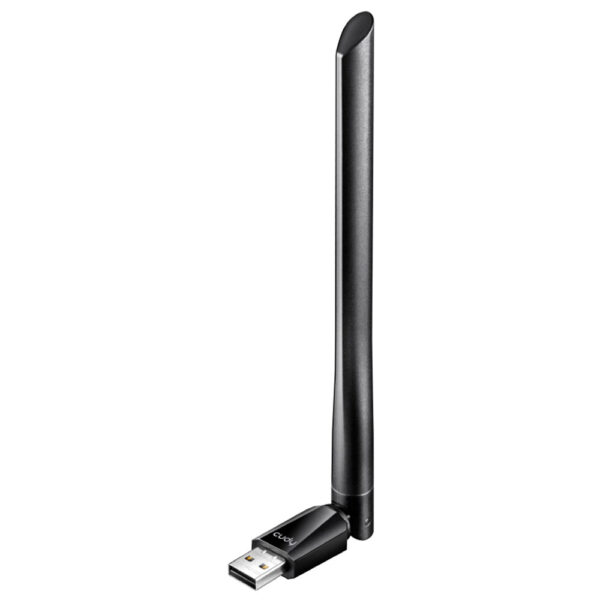 Cudy WU1200 WiFi AC1200Mb/s High Gain USB 3.0 adapter dual band 2.4GHz & 5GHz 802.11ac/a/b/g/n, Windows / MacOS / Linux drajveri, eksterna dual band high power antena 5 dBi, SoftAP mode, Easy Setup wizard