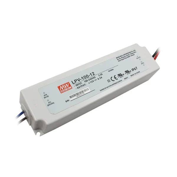 Napajanje – ispravljač LPV-100-12 102W 8.5A 12V IP67