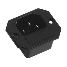 Napojni C14 muški ugradni sa osiguračem 42R32.1111