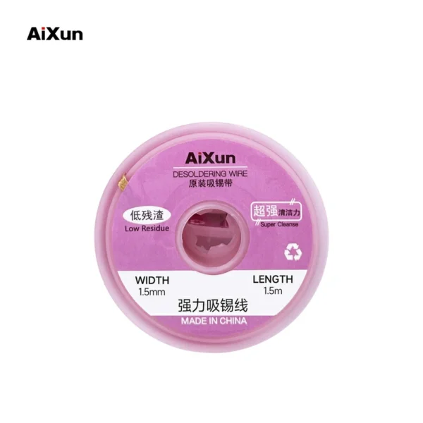 Fitilj žica za odlemljivanje AiXun 1.5mm x 1.5m