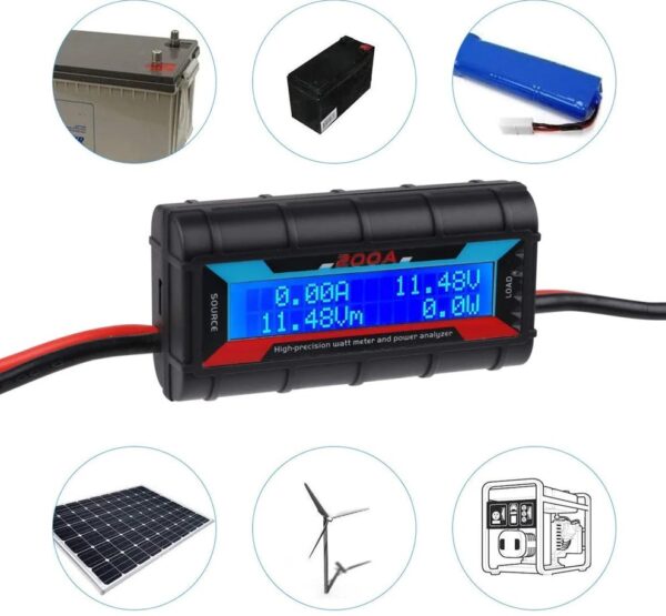 Merač snage, performansi, potrošnje baterije 200A 60V