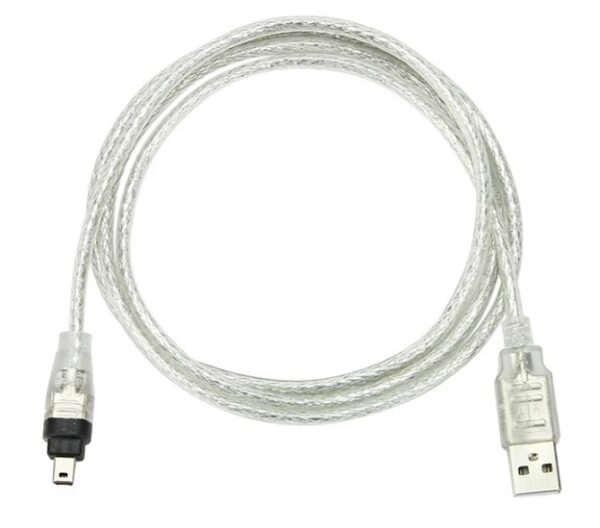 USB 2.0 muški - firewire iEEE-1394 4-pin muški Kompatibilan sa Apple firewire, Sony iLink i svim drugim iEEE-1394 periferijama (4-pin) Podržava iEEE 1394 brzine prenosa: 100/200/400Mbits Plug & play bez drajvera Dužina: 1m