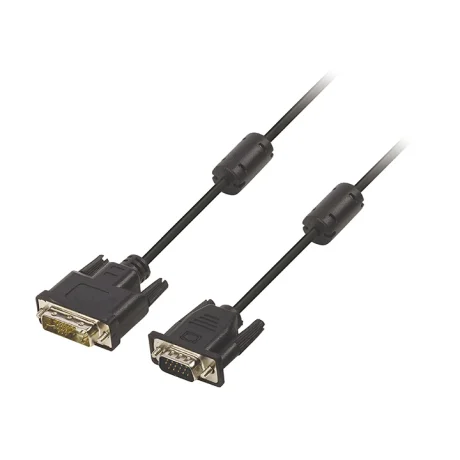 DVI-A 12+5p utikač - VGA utikač Dužina kabla: 1.8m Boja: crna Adapter za video zapis na računaru Pinovi na DVI-A 12+5p utikaču: 1: C1,2: C2,3: C3,4: ,5: 15,6: C5,7: C5,8: C5,9: 14+16,10: 15,11: ,12: 7,13: C4,14: 8,15: 6