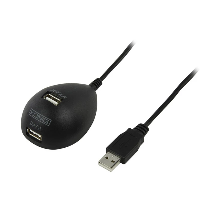 Kabl USB muški - 2x USB ženski, 1.5m