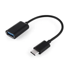 USB 3.0 Type A utičnica - USB 3.1 Type C utikač Dužina kabla: 0.15m Boja: crna Karakteristike: - USB Type C uvaja novu brzinu kodiranja od 128b i omogućava brzine do 10Gbps - Poseduje OTG Data funkciju