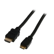 HDMI A utikač - HDMI C mini utikač HDMI verzija: v1.4 Maksimalna rezolucija: 3840x2160px Tip kabla: High Speed HDMI sa ethernetom Podržana rezolucija i prikaz: 1080p, 4K, 3D i Deep Color AWG vrednost: 30 Materijal izrade kabla: PVC Materijal izrade provodnika: bakar Pozlaćeni kontakti Prečnik provodnika: 6mm Dužina kabla: 1.5m Boja: crna