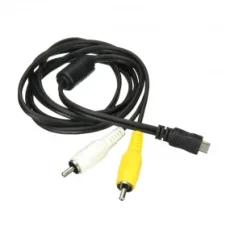USB B micro utikač - 2 x RCA utičnice; Materijal izrade izolacije: PVC; Materijal jezgra provodnika: bakar; Dužina: 1.5m; Boja: crna;
