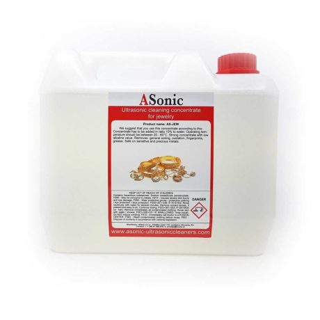 Ultrazvučni koncentrat za čišćenje nakita, jak nisko alkalni. Zbog svoje jake formulacije, ovaj koncentrat je odličan za uklanjanje nečistoća sa nakita. ASonic koncentrati za čišćenje nisu napravljeni samo za profesionalnu / industrijsku upotrebu, već i za razne hobije.