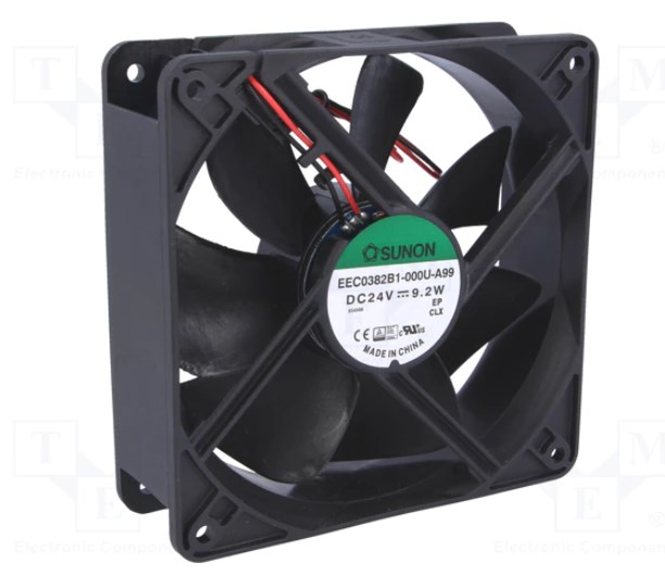 Ventilator 24VDC 120x120x38mm - Elektroleum
