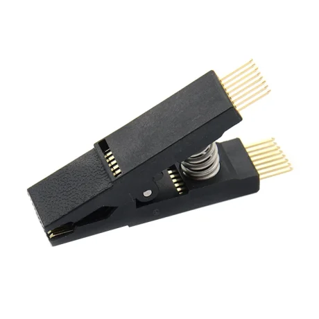 ekstraktor za SO16 (SOIC16) kućišta Format pinova: SOIC, SOP Materijal izrade: plastika, bakar Boja: crna