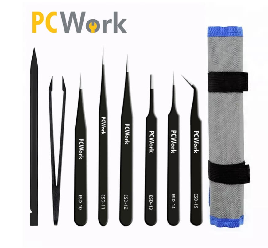 Set pinceta PCWork 8 u 1