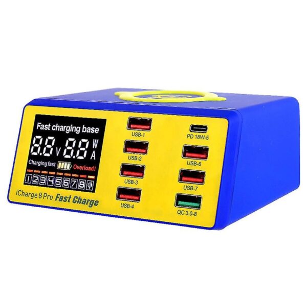 Punjač Mechanic iCharge8 Smart 60W USB HUB