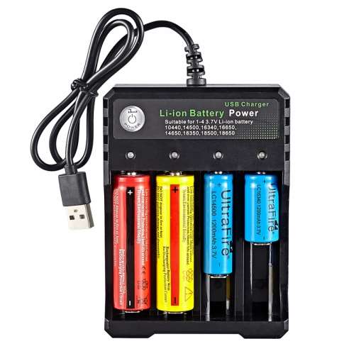 Punjač za 4x18650 Li-ion baterije na USB