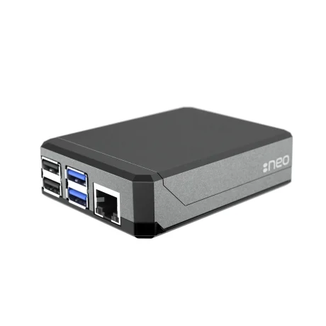 The Argon NEO is designed specifically for the needs and functionality of the Raspberry Pi 4 Model B. Made with aluminum alloy and polished with a modern Space Grey finish for stunning aesthetics. The case acts as passive cooling for the high demands of the Raspberry Pi 4 Model B. Assembling the case with the Raspberry Pi is easy. It's easy to bring anywhere with the case's small form. The case has a magnetic top to keep the ports safe when not in use. All the ports of the Raspberry Pi 4 while keeping the Pi safe.