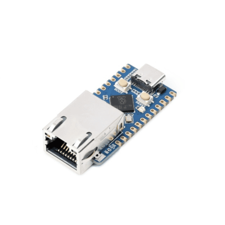 Waveshare RP2040-ETH Mini Development Board, RP2040 Ethernet Port Module, Raspberry Pi Microcontroller Development Board, Based On Official RP2040 Dual Core Processor RP2040-ETH