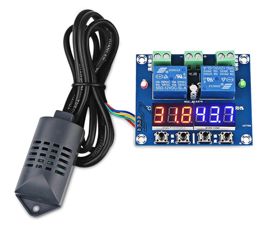 Digitalni termostat XH-M452 12V 10A sa sondom vlažnosti i temperature SHT20