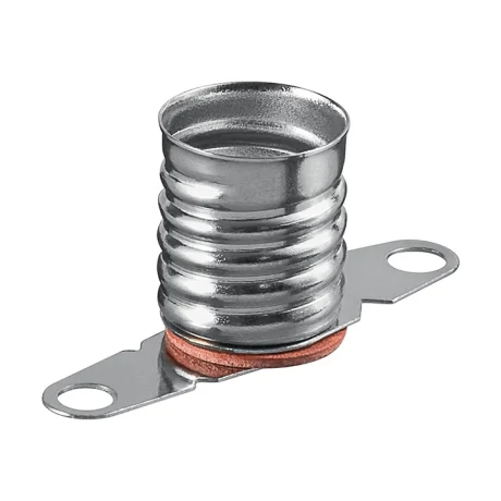 Sijalično grlo tip E10; Sa metalnim ušicama za lemljenje