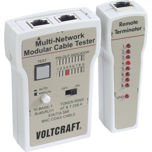 Tester kablova VOLTCRAFT CT-2 RJ-45 BNC RJ-11