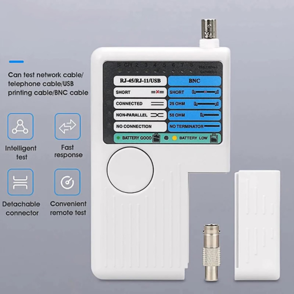 Tester kablova UTP STP RJ-45 RJ-11 RJ-12 USB BNC - Image 5