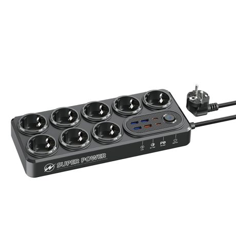 Produžni kabl MX-ST22 sa 8 utičnica USB Type C
