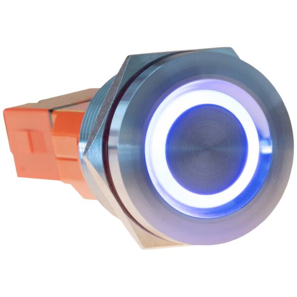 Taster 24V 2A 1x On/Off Crvena/Plava 25mmx 22.7mm IK10 IP68