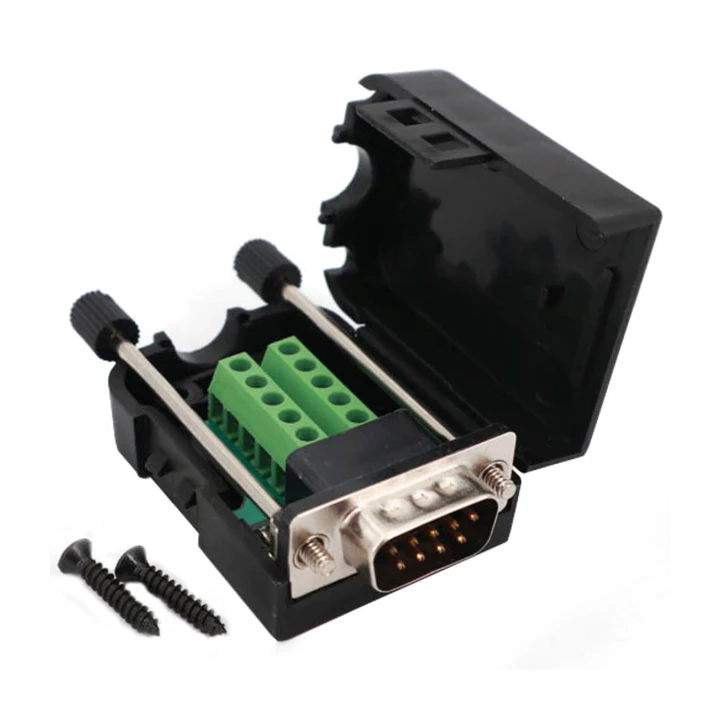 D-Sub 09 muški, sa klemom