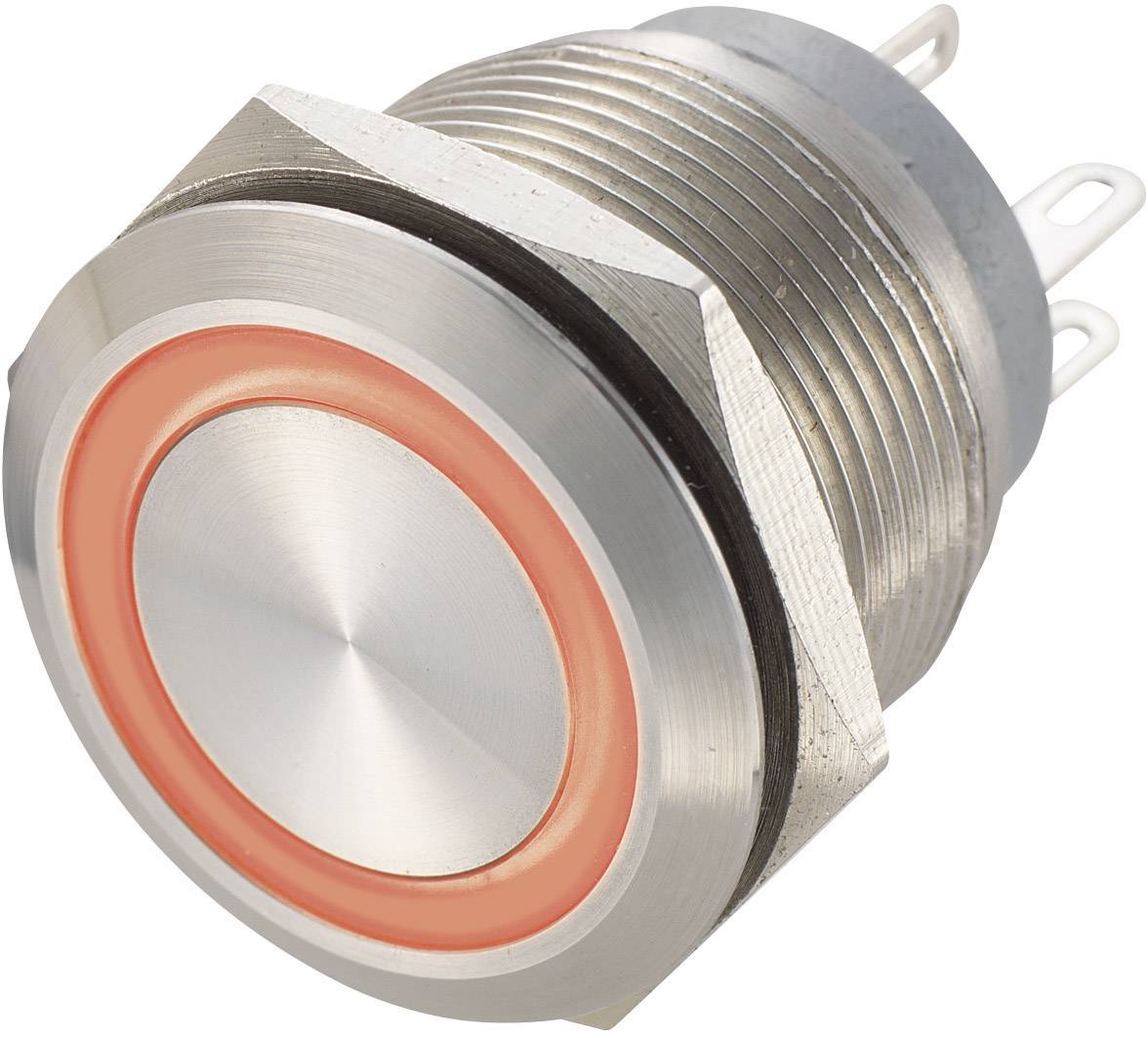 Tru Components GK22-11VE/RG/12V dugme sa zastitom od vandalizma 250 V/AC 0,5 A 1 * iskljuceno/(ukljuceno) IP67 dugme dugme