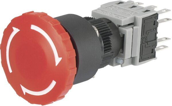 Prekidac za hitno zaustavljanje 250 V/AC 3 A 3 NC 3 NO Tru Components LAS1-BI-33TSA IP40