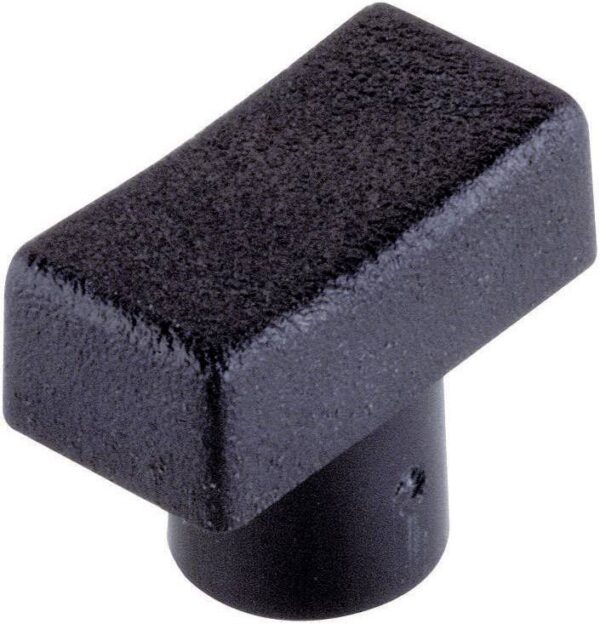 Poklopac dugmeta, crni Tru Components TC-AUFN.6/4MM MPT 12 SV203