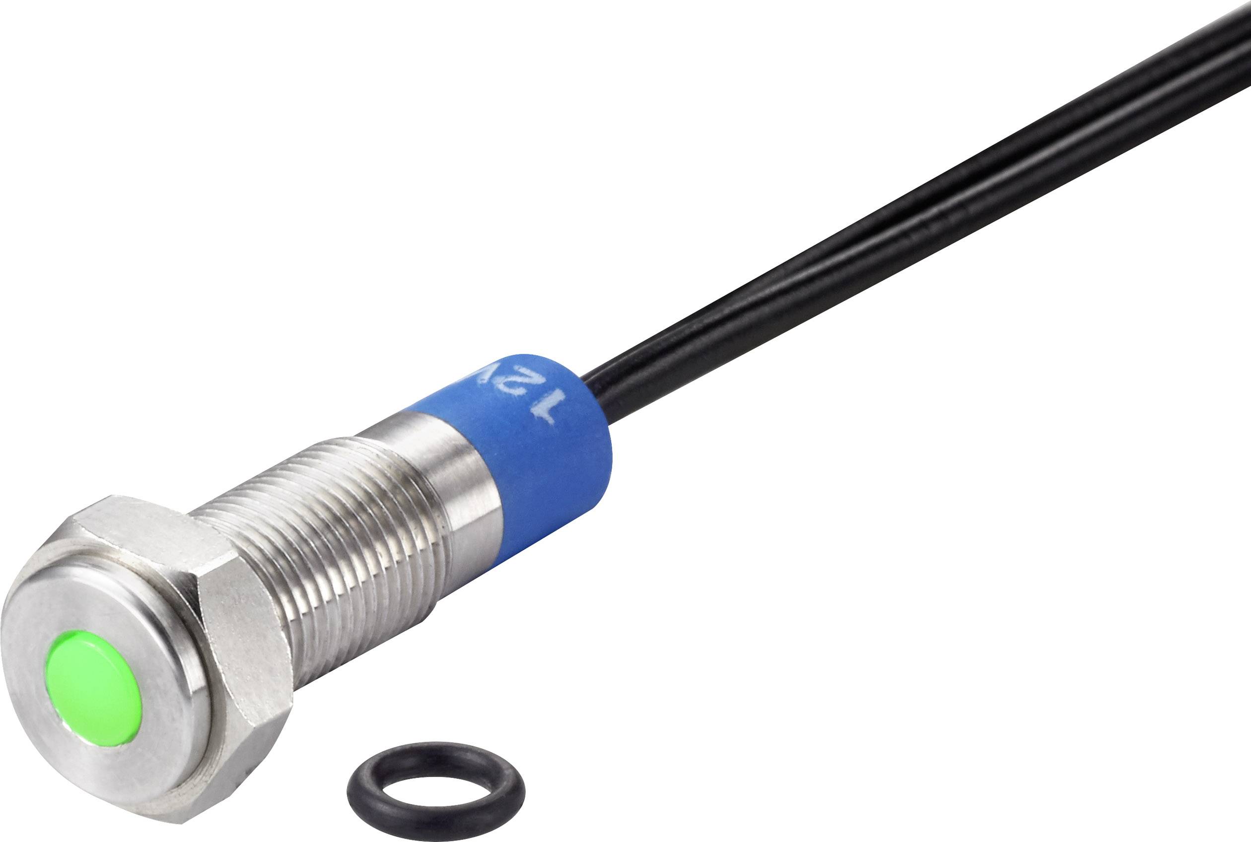 Tru Components TC-7495116 LED lampa zelena 12 V