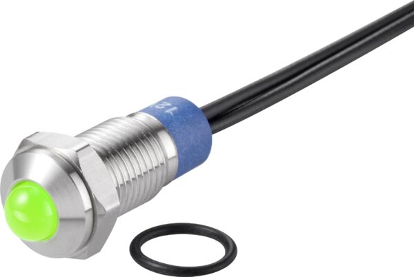 Tru Components TC-7495196 LED lampa zelena 12 V