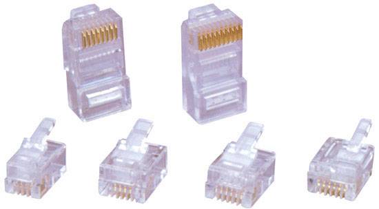 Tru Components Vestern 7712828 ravni muski konektor broj pinova 6P4C