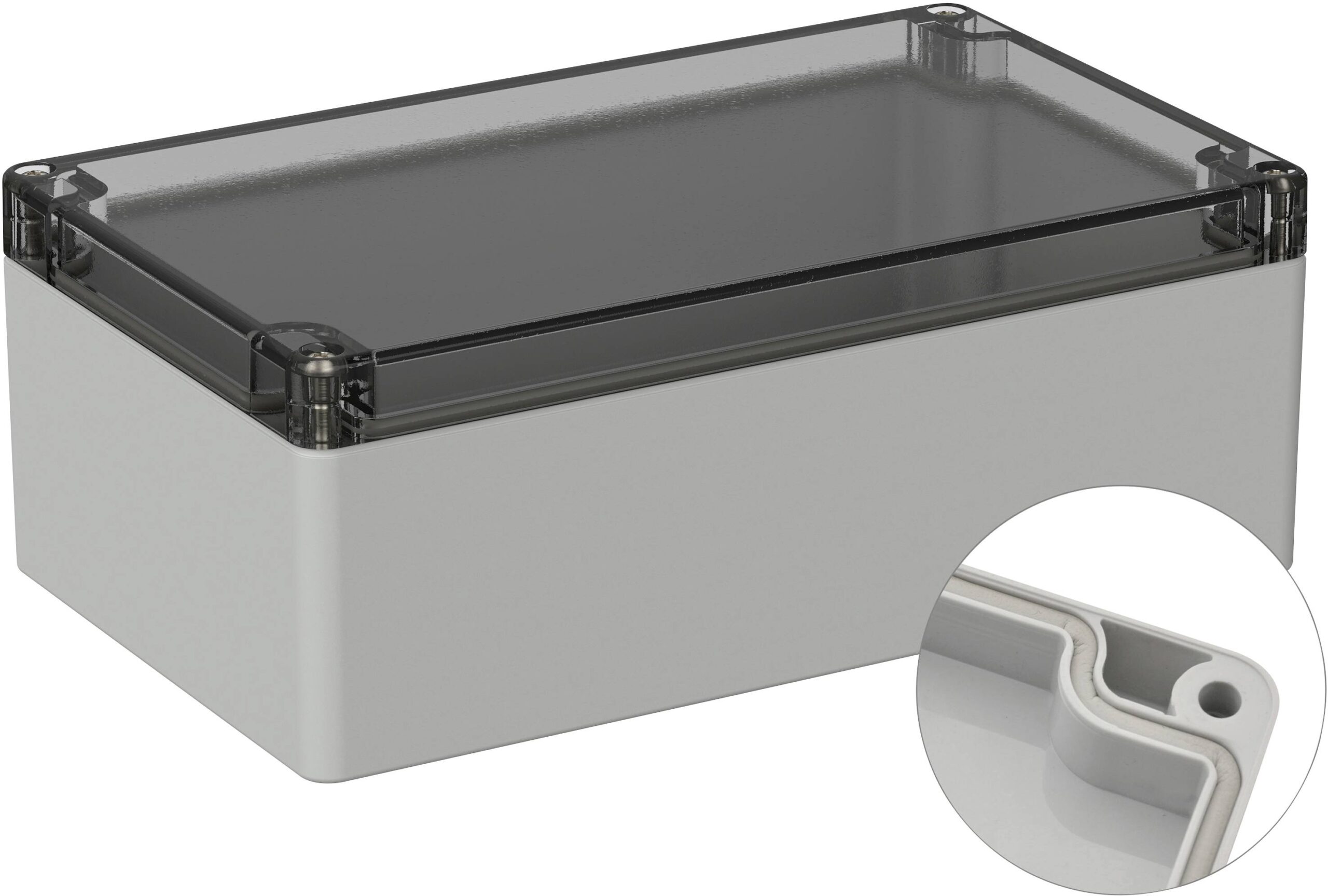 Tru Components TC-9065484 spoljasnje kuciste polikarbonat sivo-bela (RAL 7035)