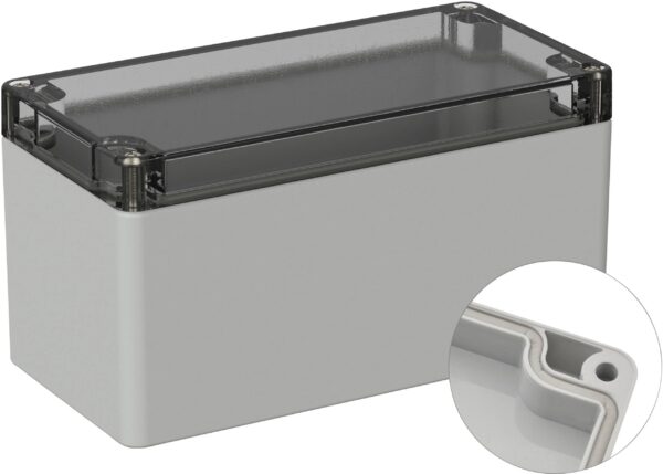 Tru Components TC-9065520 spoljno kuciste polikarbonat sivo-bela (RAL 7035)