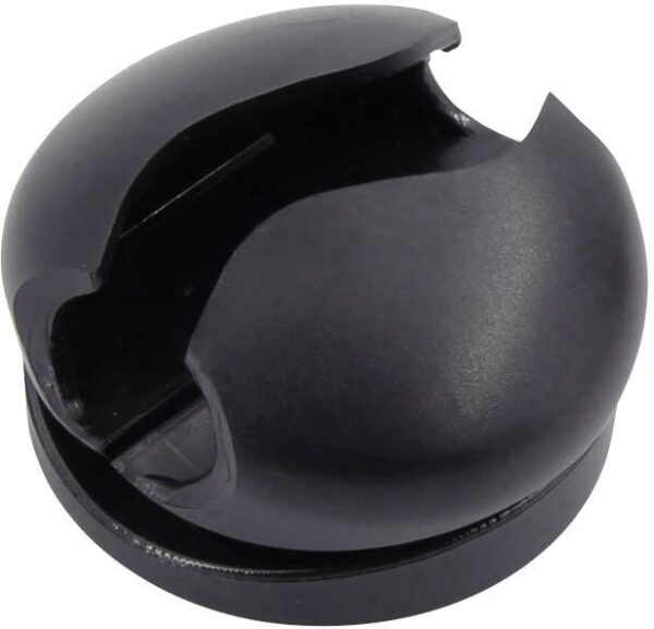 Tru Components drzac kabla samolepljivi 93013c1206 Precnik snopa, raspon 8 mm (ma*) crna 5 kom