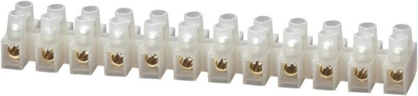 Luster terminal, poprecni presek fleksibilan: 1,5-2,5 mm 2, kruti provodnik: 1,5-2,5 mm 2, st. stubovi: 12 621293 ad bela