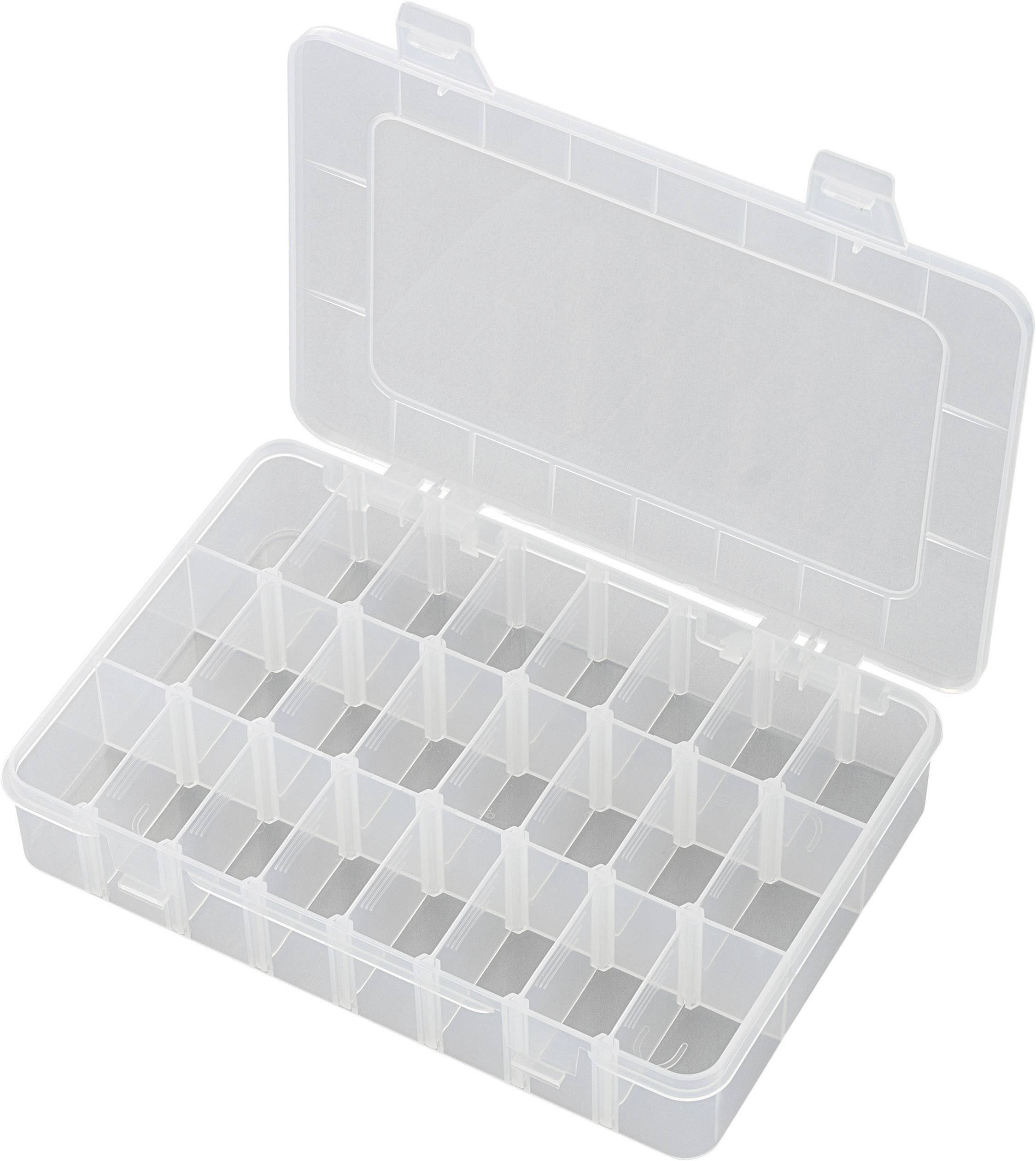 Tru Components EKB-206 kontejner za sortiranje (D * s * V) 200 * 130 * 35 mm broj fioka: 24 varijabilne pregrade Sadrzaj, kolicina, sadrzaj jedinica kolicine po prodajnoj jedinici