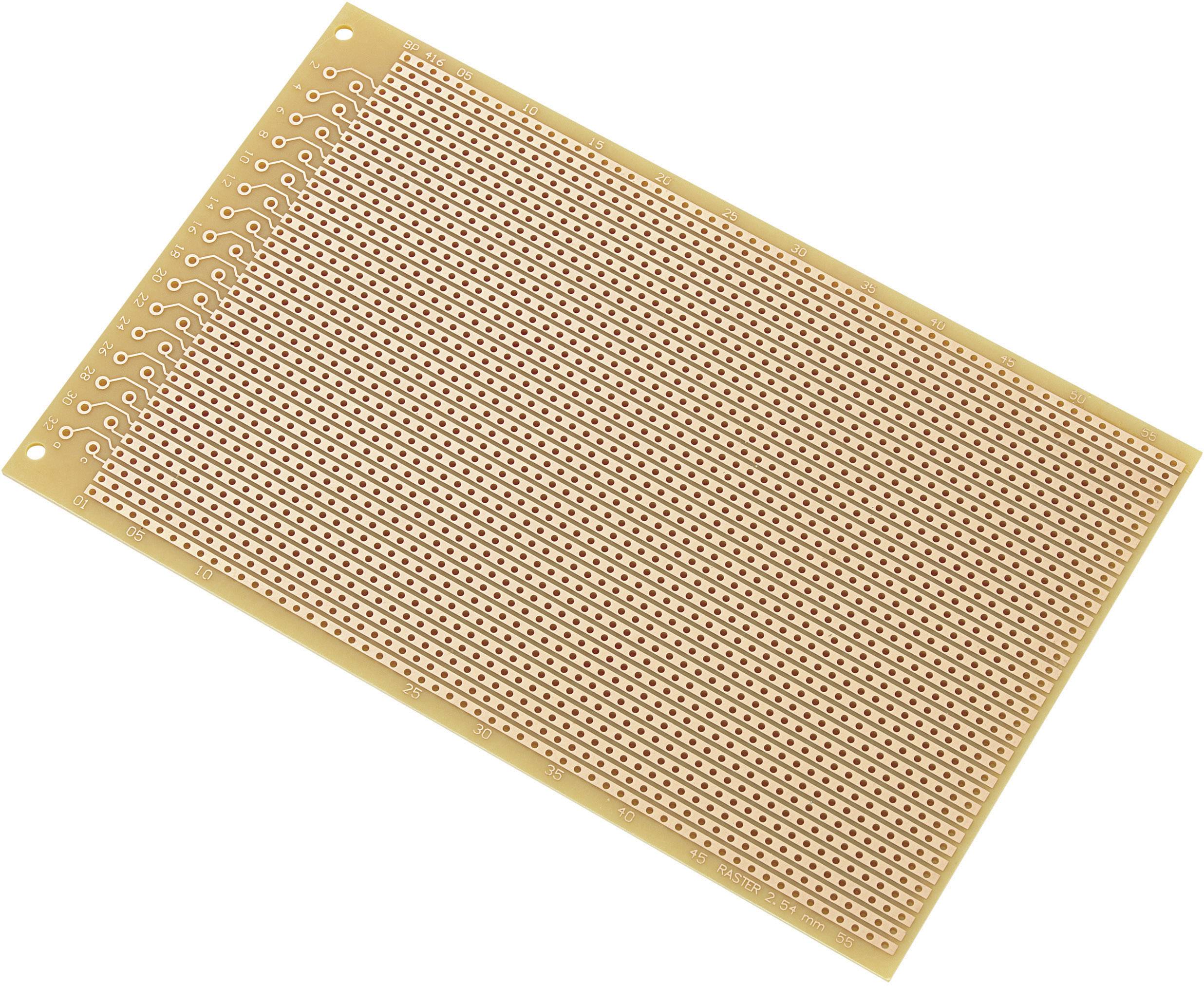 Stampana ploca, tvrdi papir (D*S) 160 mm * 100 mm 35 mikrom raster 2,54 mm Tru Components SU527466