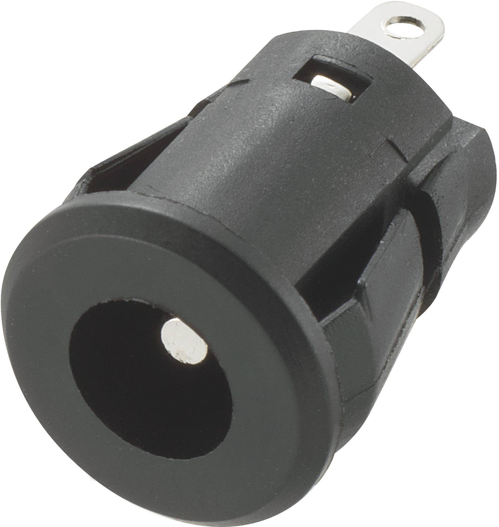 Niskonaponski konektor, uticnica, vertikalna montaza 5,8 mm 2,5 mm Tru Components